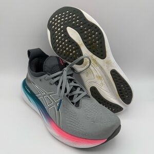 ASICS‎ Gel-Nimbus 25 Women’s Grey Pink Athletic Running Shoes Sneakers Size 7